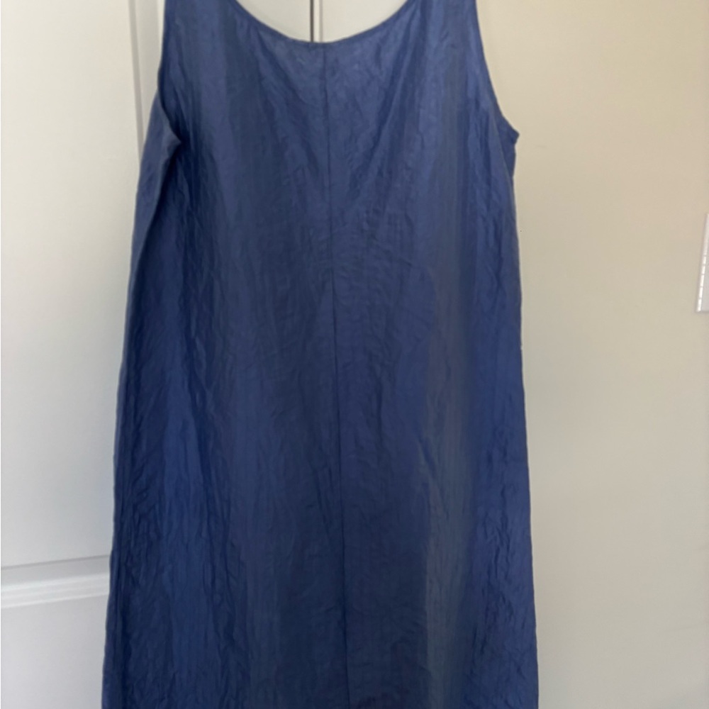 Eileen Fisher Light Blue Textured Top